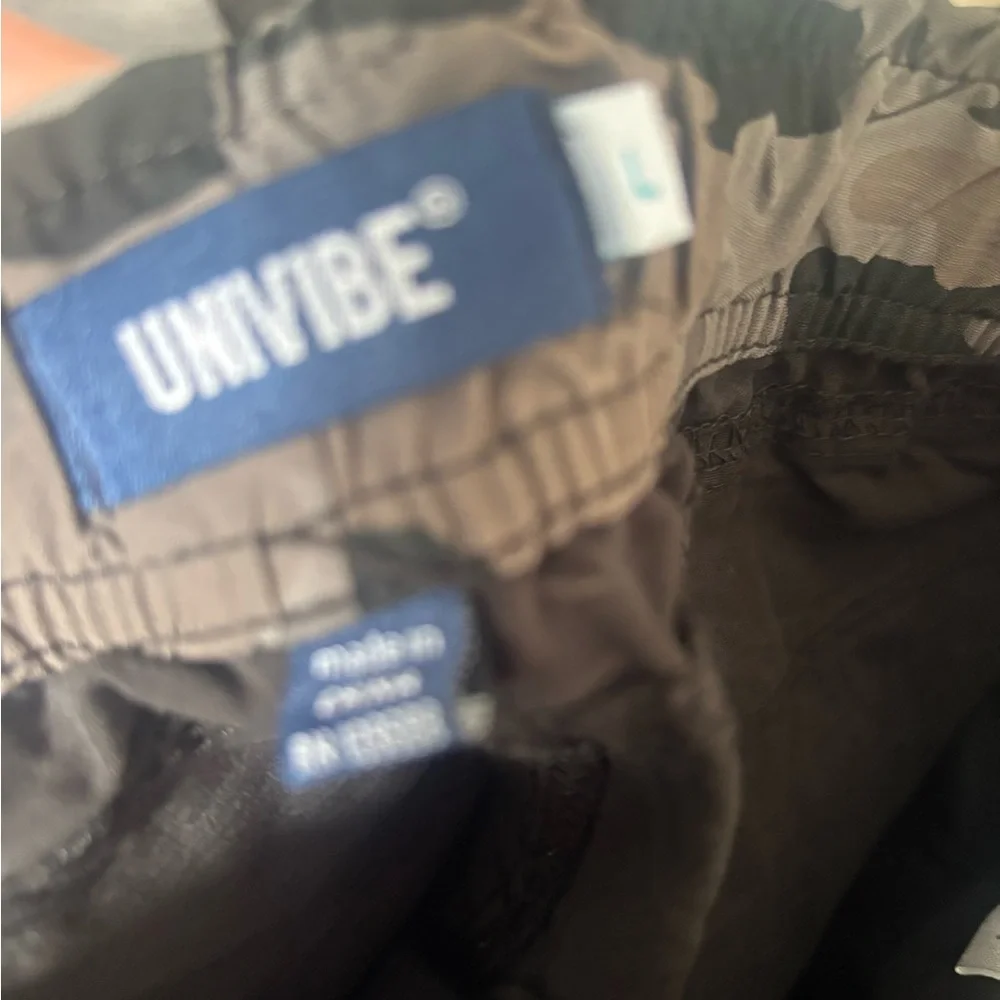 UNIVIBE Big Boys Stonedale Cotton Pull-On Cargo Shorts Black Size-L u
